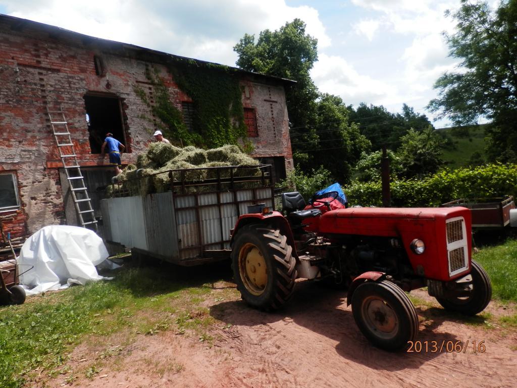 Zagroda Agroturystyczna Wiecha Mieroszow Exteriör bild