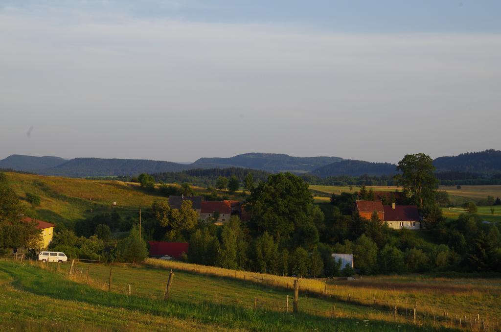 Zagroda Agroturystyczna Wiecha Mieroszow Exteriör bild
